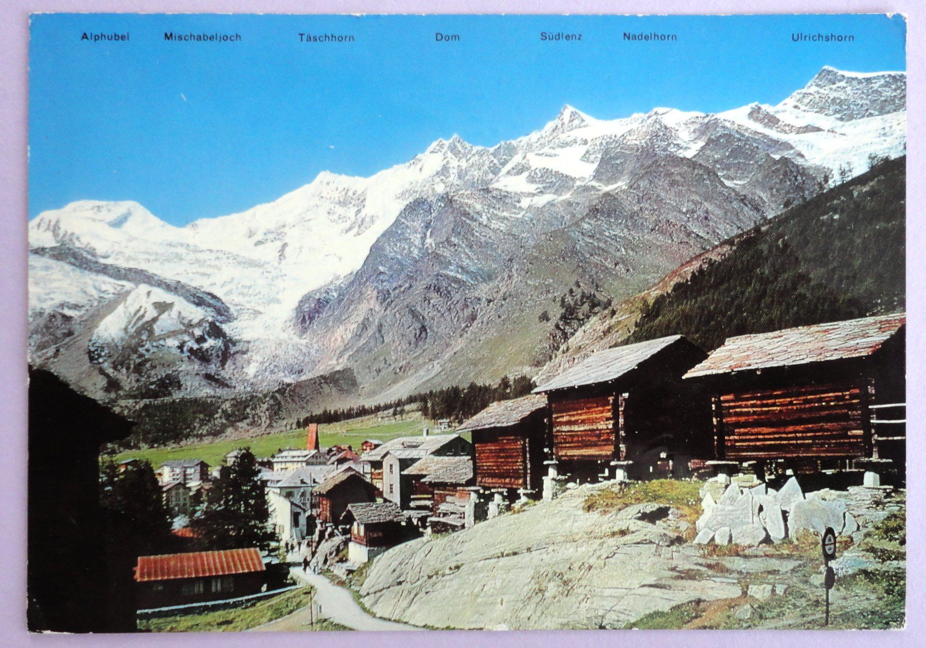 Cartes postales: Saas-Fee 1800 m – D'occasion à Fétigny par Billy2miny
