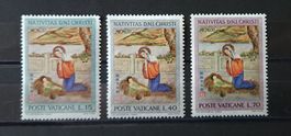 Vatikan-Mi 388-390 Satz ** (1961) (4)