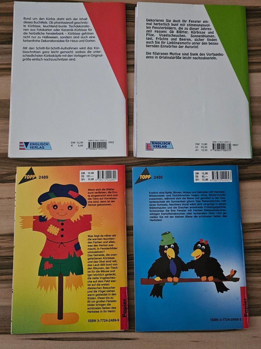 Libri: 4 Bastelbücher " Herbst" – Nuovo (secondo la descrizione) da Geuensee venduto da jes_9xyk 1