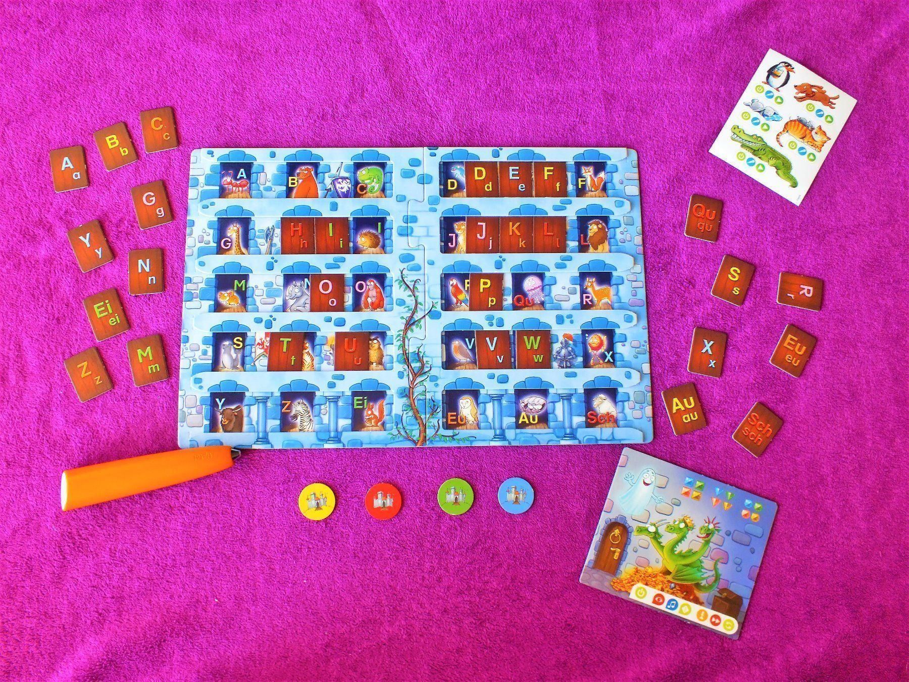 Ravensburger Giochi: tiptoi Starterset - CREATE Stift & Spiel Buchstabenburg – Usato da Müllheim Dorf venduto da Seeeule01 2