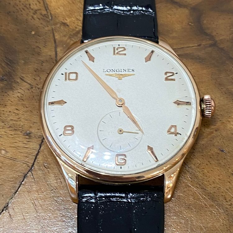 Herrenuhr Longines aus 18K Rosegold 39mm gebraucht Kaufen auf