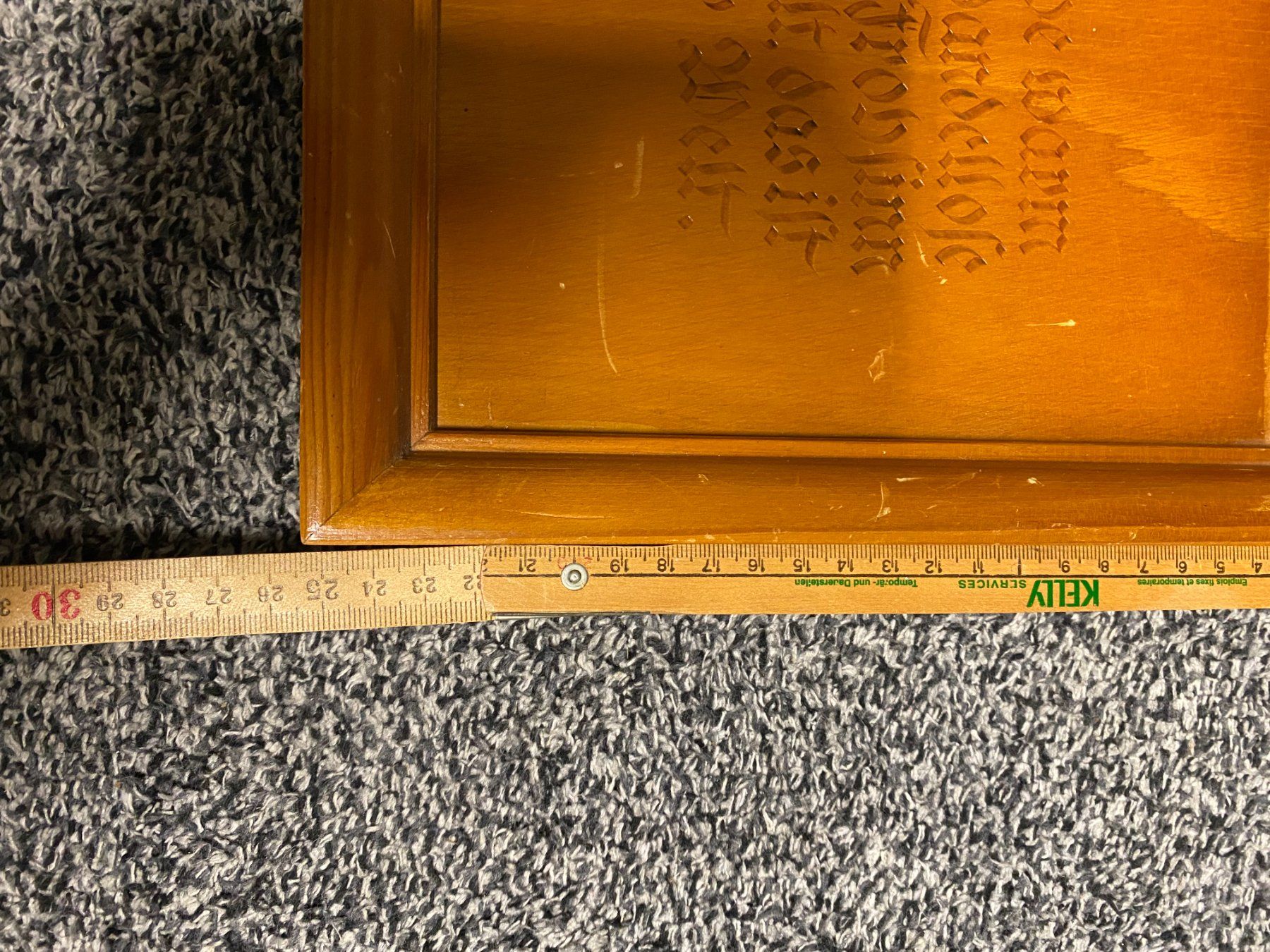 Foto & Immagini: Spruchbild aus Holz - antik – Usato da Unterterzen venduto da bac_287t 3
