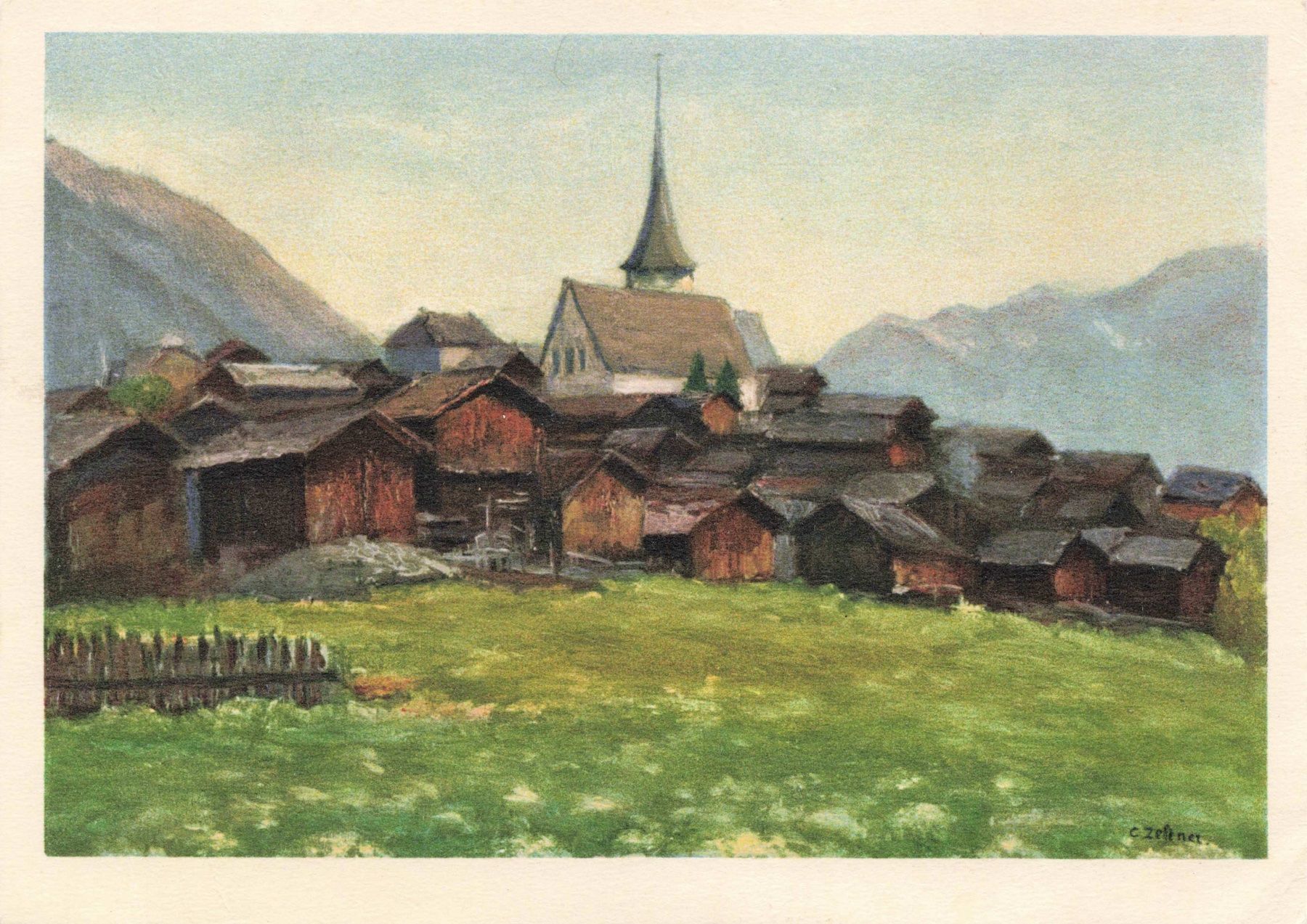 Cartoline postali: Münster im Oberwallis G – Usato da Biasca venduto da Blenio71