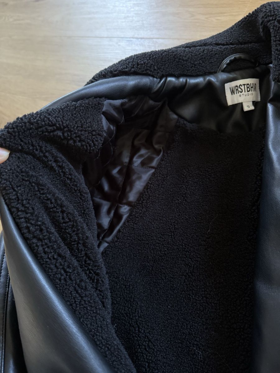 Giacche: Wrstbhvr Kunstlederjacke mit Gürtel – Usato da Lyss venduto da Ledina123 4