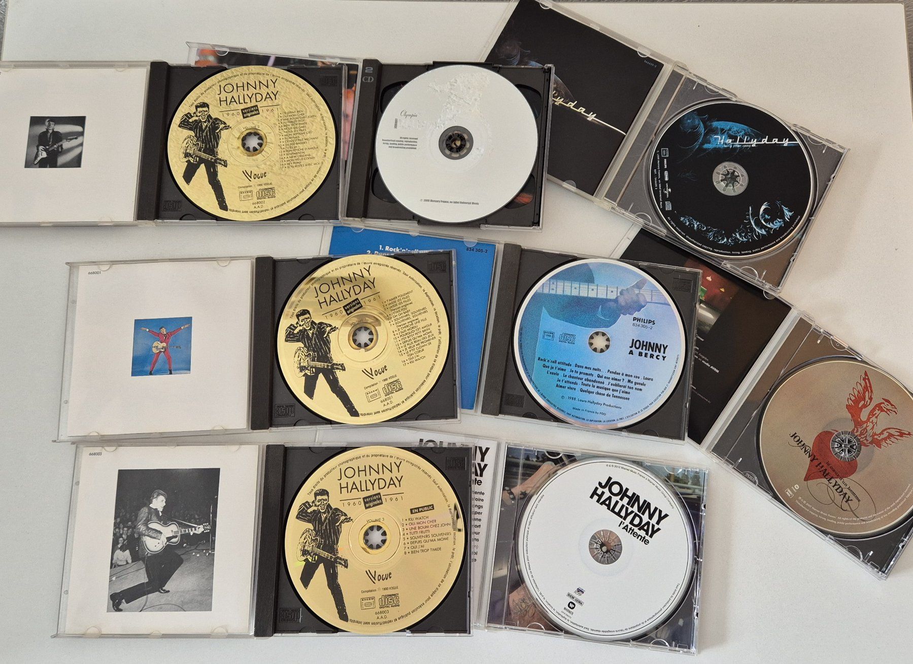CD: CD Johnny Hallyday - Lot – Usato da St-Imier venduto da Psaturnin 1