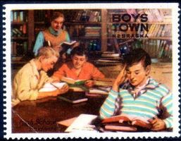 VIGNETTE 1962 BOYS TOWN NEBRASCA *OHNE GUMMI* - 1962