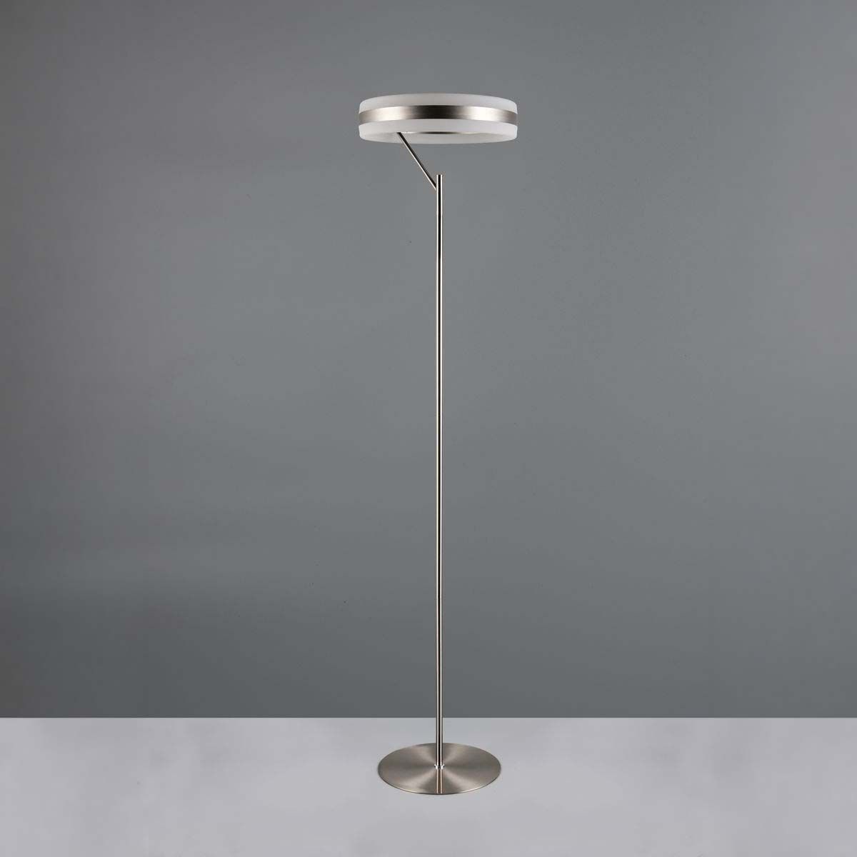 Lampade: LED Stehleuchte, Nickel, Dimmbar,40 cm – Nuovo (secondo la descrizione) da Kreuzlingen venduto da Smart-Light 4