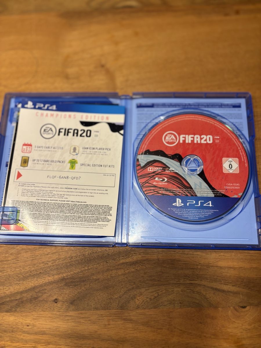 Sony Giochi: ps4 fifa 20 – Usato da meiringen venduto da Vlinder01 1