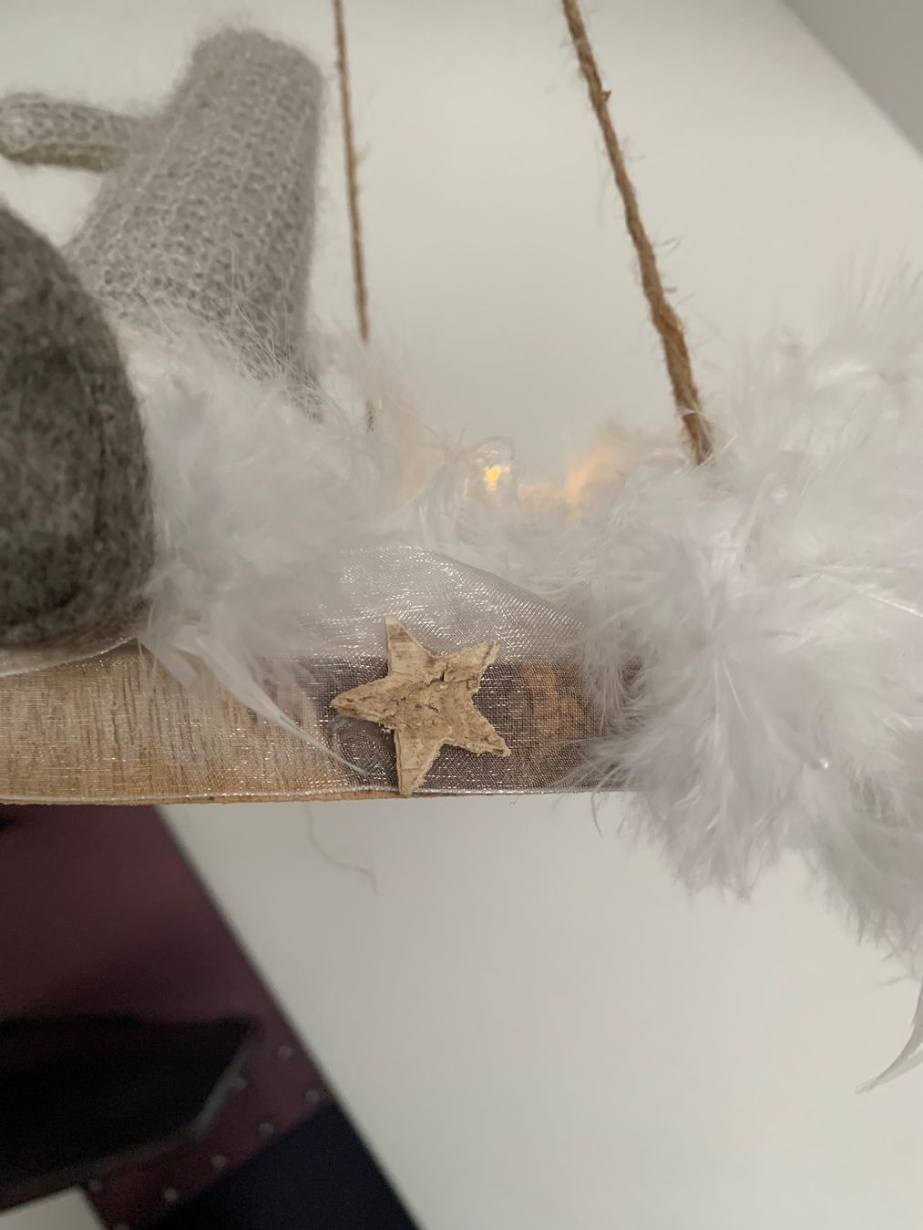 Tutte le decorazioni: Zauberhafte Weihnachtsdekoration/Hängeschaukel mit Wichtel – Nuovo e nell'imballaggio originale da Diepoldsau venduto da Luxusdeko 4