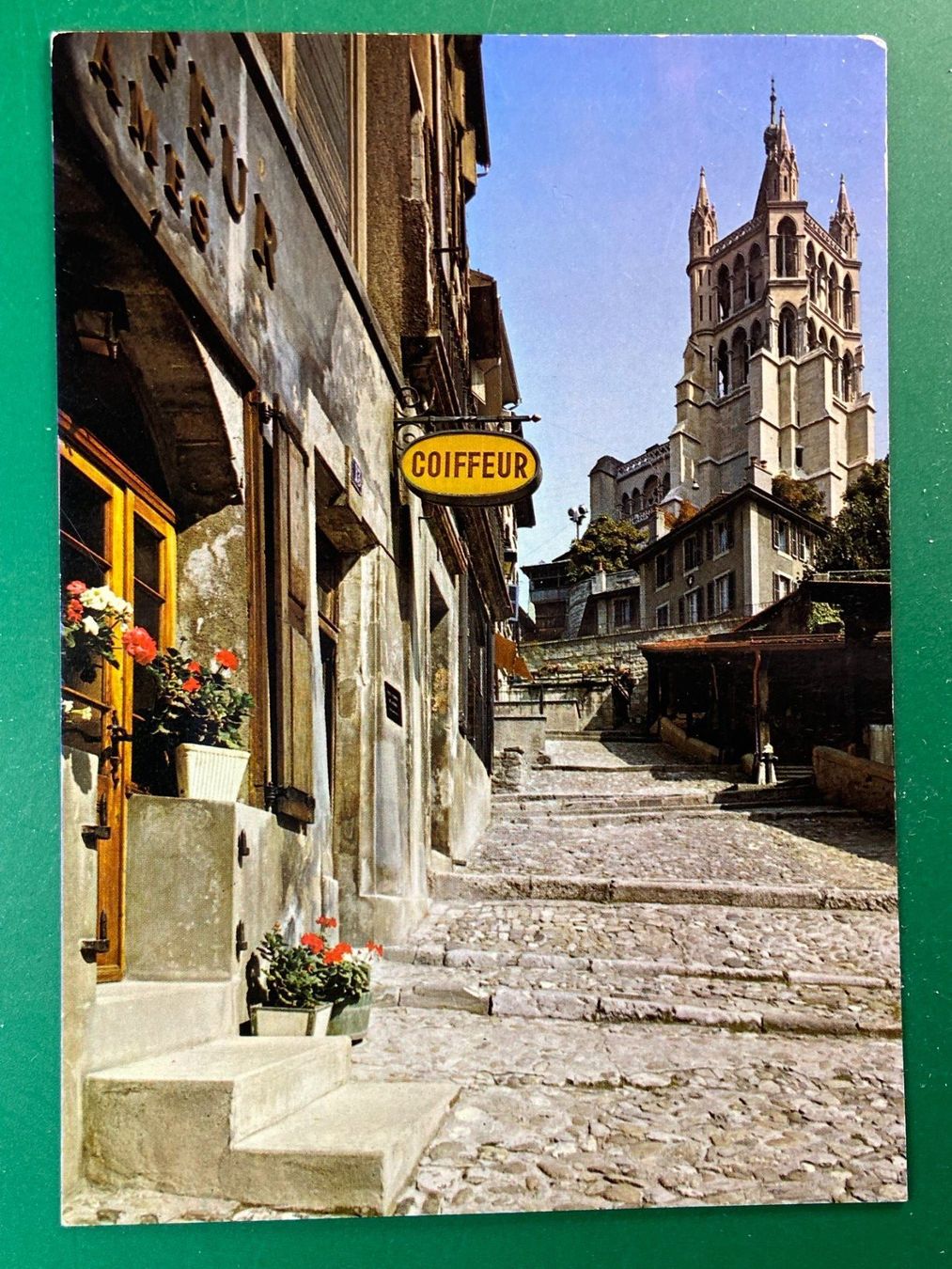 Cartoline postali: Lausanne - La Cathédrale – Usato da Steg VS venduto da danwer74