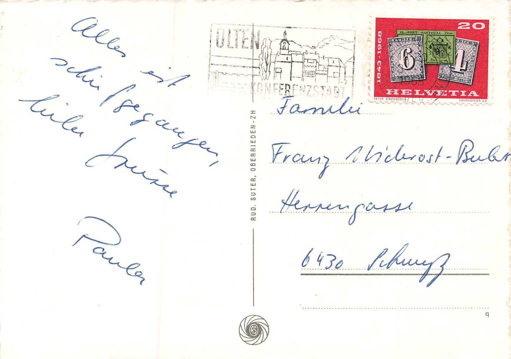 Cartes postales: Olten – D'occasion à Schwyz par Seffi56 1