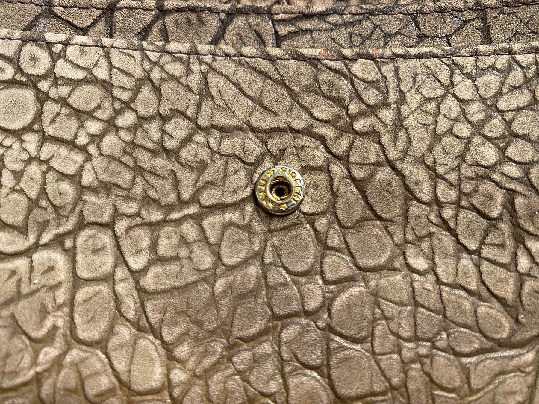 Brieftaschen: Portemonnaie Kroko-Style braun – Gebraucht aus Pratteln von a23_j2gs 9