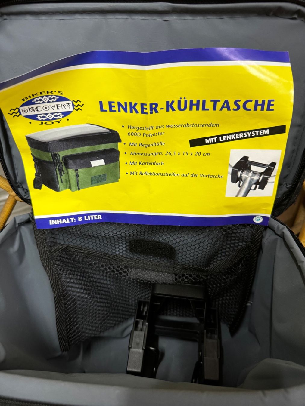 Pezzi di ricambio: Lenkertasche Velo 8L mit Kartenfach – Nuovo (secondo la descrizione) da Wangen b. Olten venduto da Missu 1