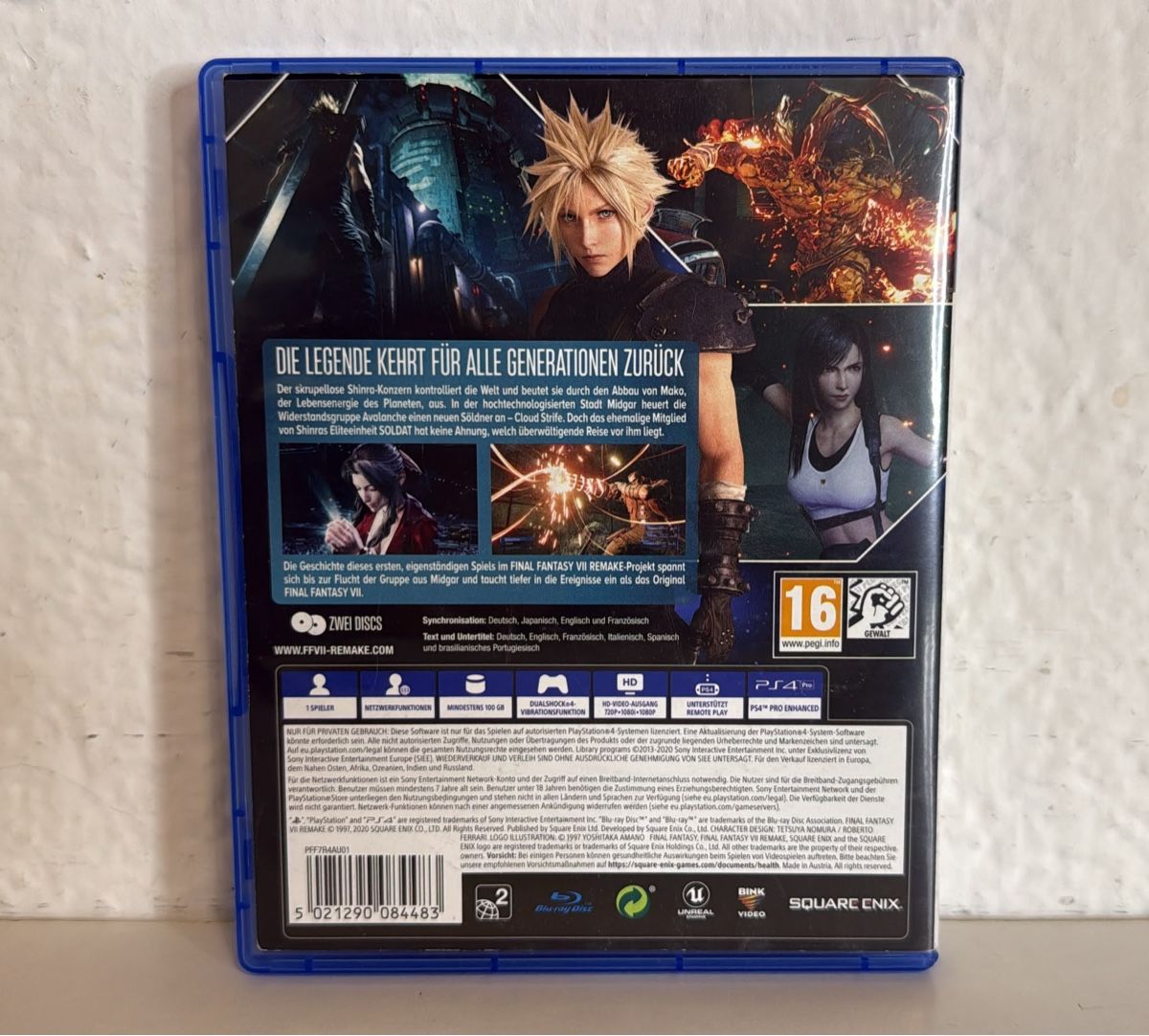 Sony Jeux: Final Fantasy VII Remake - PS4/PS5 Game – D'occasion à Ehrendingen par bubulence 2