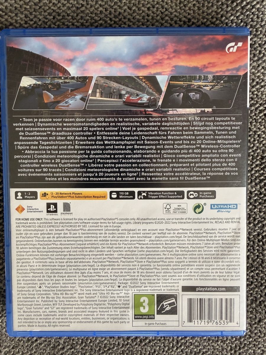 Sony Giochi: Gran Turismo 7 PS5 – Usato da Bottighofen venduto da rutschoen 1