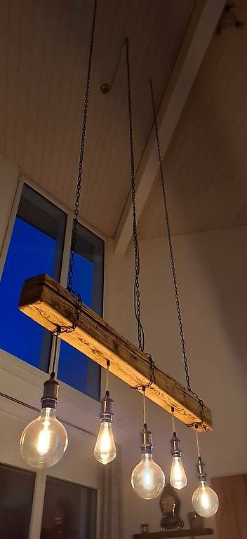 Lampadari & plafoniere: Pendelleuchte /Balken-Lampe – Usato da Eich venduto da Oakhill01 1
