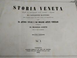 "Storia Veneta" - 1864 (2 volumi) (Gatteri - Zanotto)
