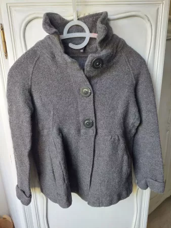 Jacke aus Wolle #S