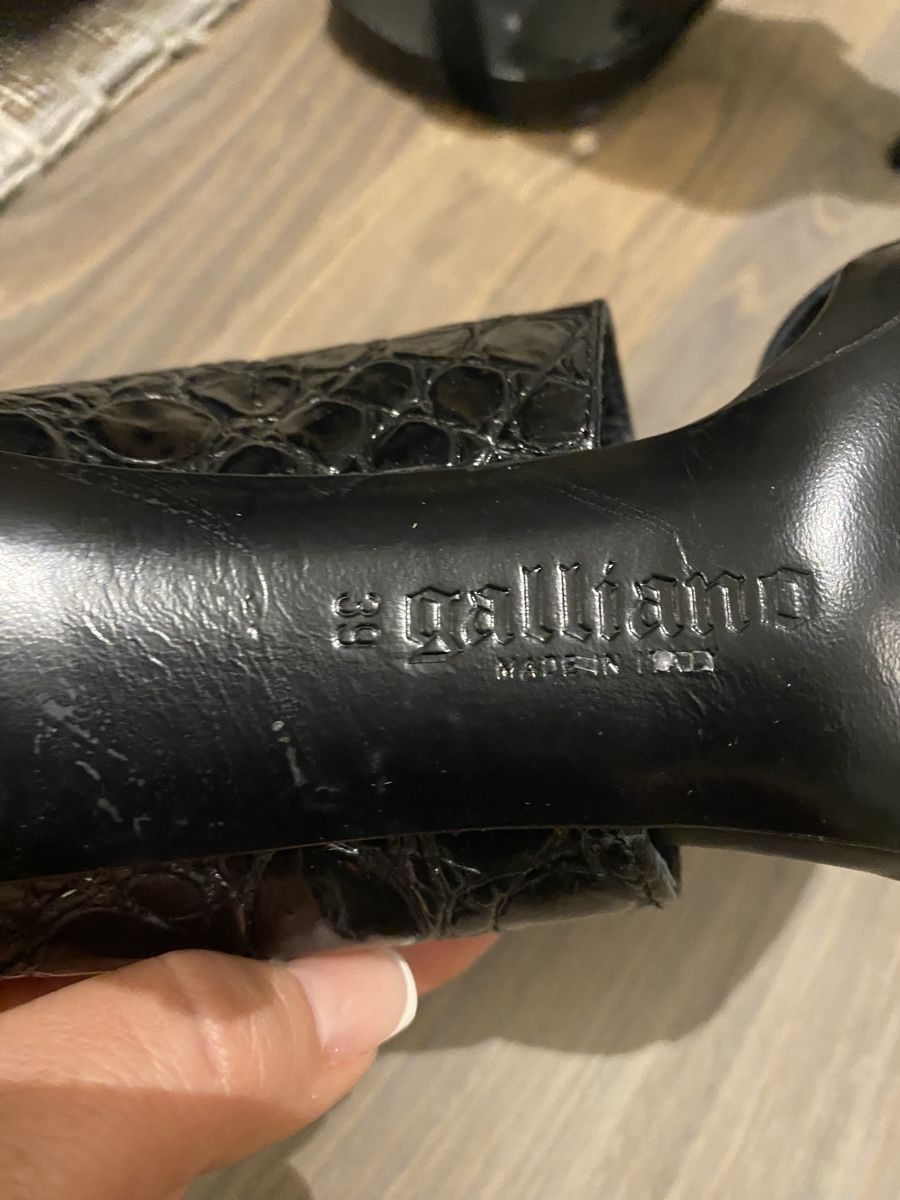 John Galliano Scarpe da donna: Galliano Damen offene Stiefeletten – Nuovo (secondo la descrizione) da Rorschach venduto da lvi_p29s 7