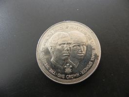 Isle of Man 1 Crown 1981 - Heirat Prince Charles Lady Diana