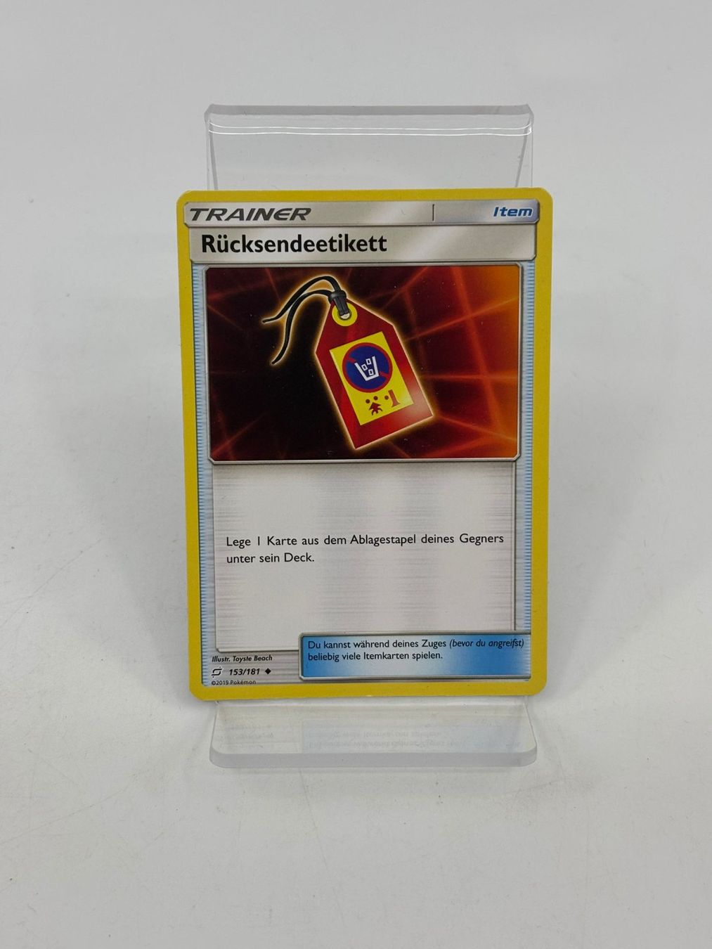 Pokémon Carte collezionabili: Pokemon Rücksendeetikett 153/181 – Usato da Herisau venduto da Pokemon2026