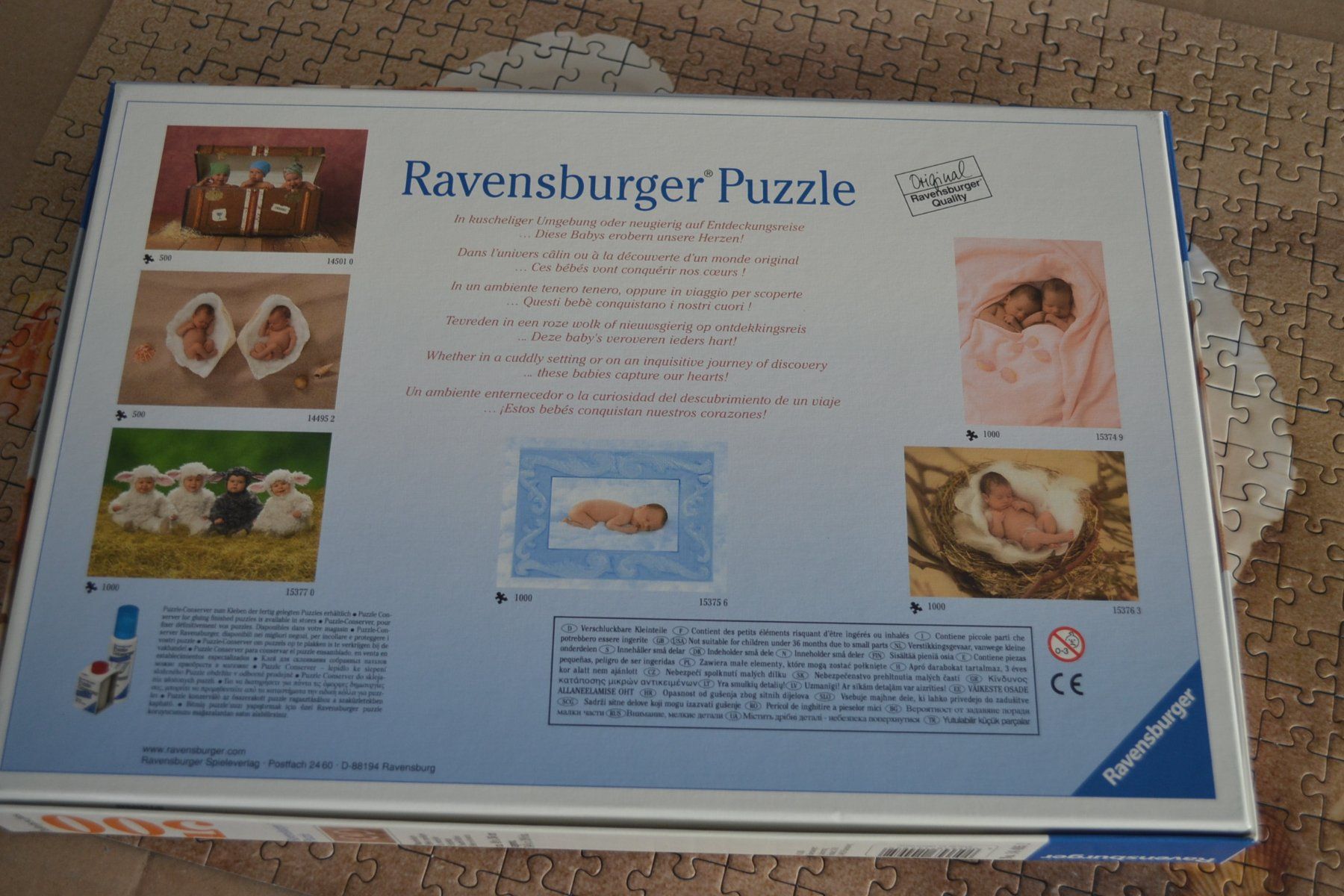 Ravensburger Puzzle: Puzzle 500 Teile - Muschelbabys – Usato da Kölliken venduto da Knorrli58 6