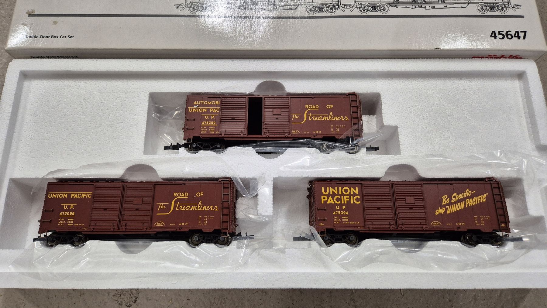 Märklin Trains électriques: Union Pacific Box Car Set – Neuf (Voir description) à Münsingen par hausbootli