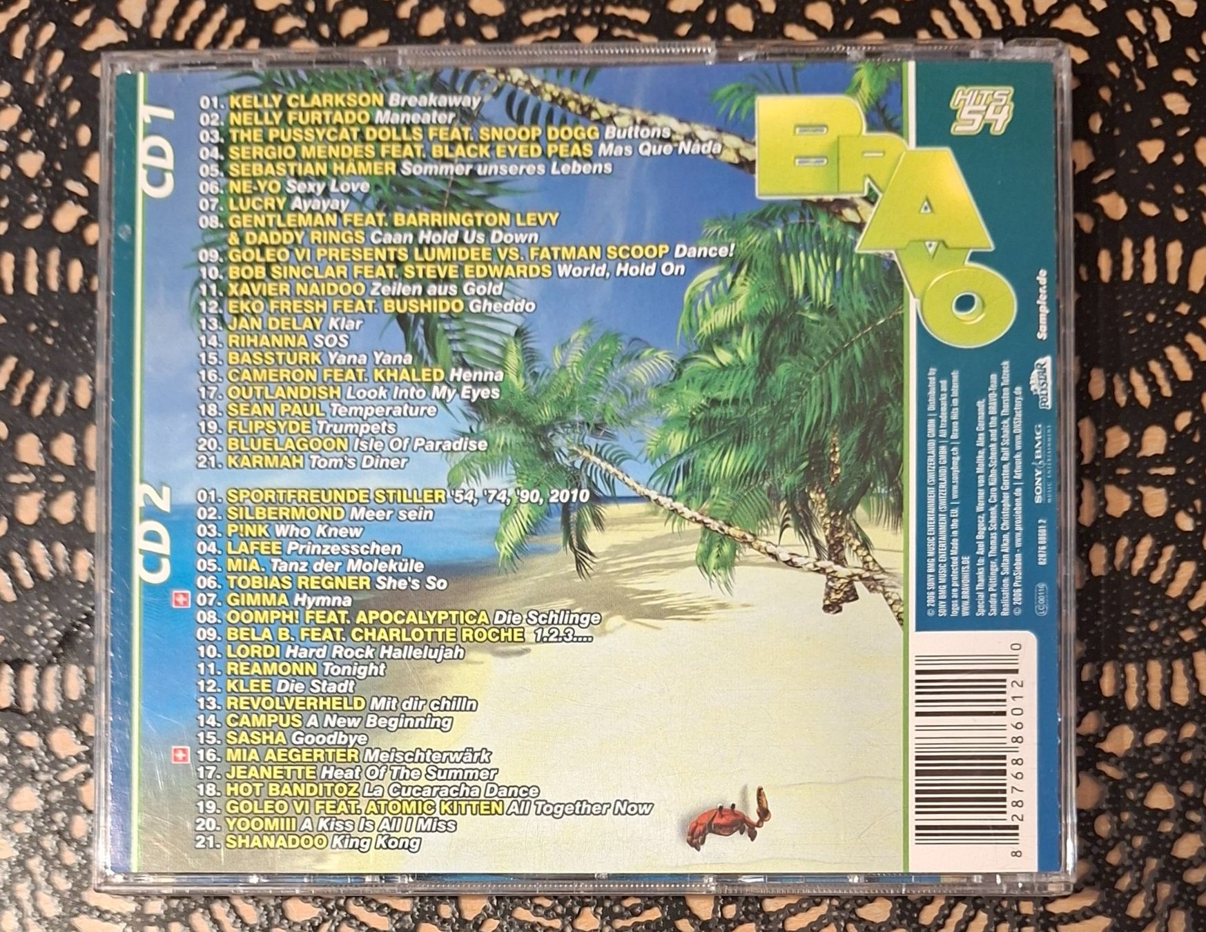 CDs: Bravo Hits 54, Doppel CD, 2006, Hit Compilation, Sampler – Gebraucht aus Amriswil von Celini3 1