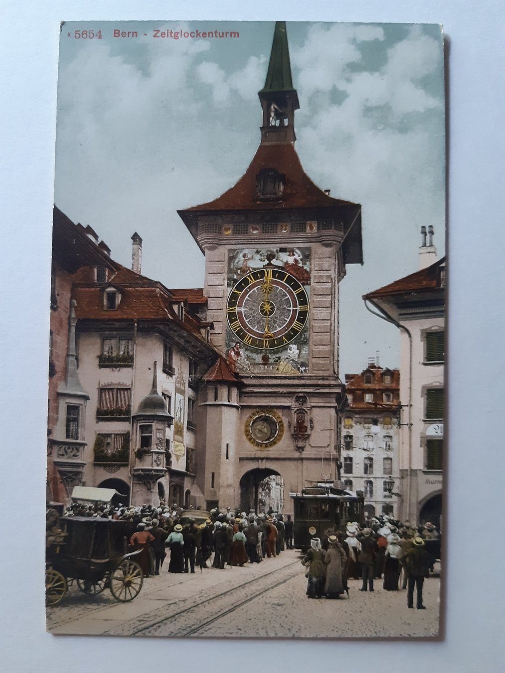 Ansichtskarten: Bern, Zeitglockenturm, postcard – Gebraucht aus Verscio von giamma1985