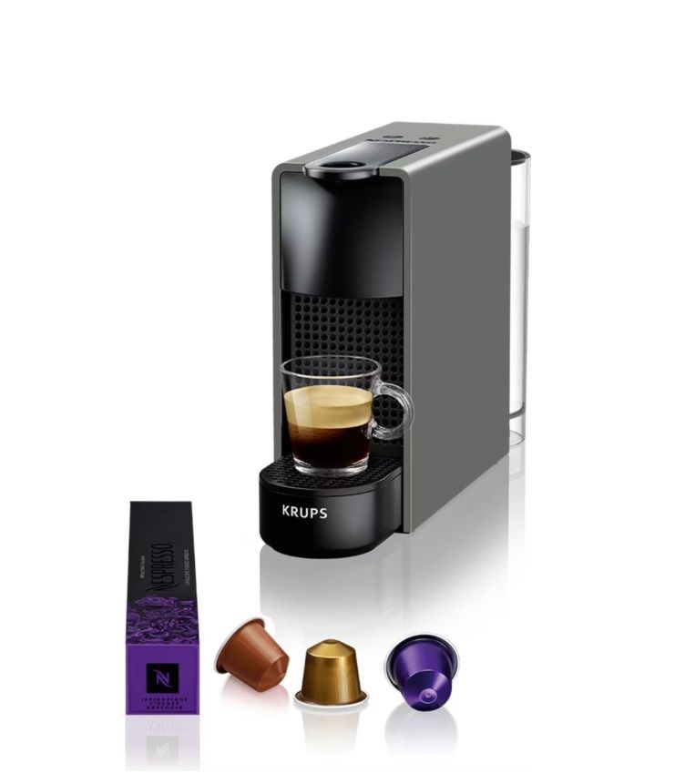 Macchine per caffè & Macchine per espresso: Krups Nespresso Essenza Mini - Grey – Usato da Lausanne venduto da AufLiebesehen