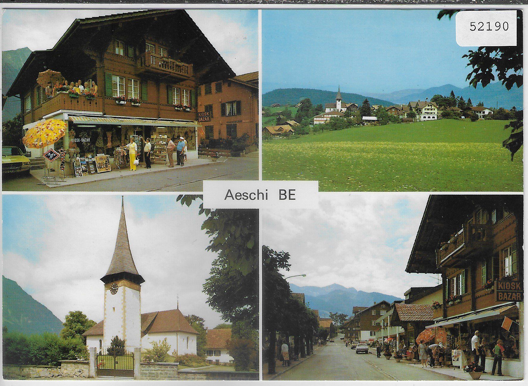 Cartoline postali: Aeschi BE - Multiview – Usato da Ettingen venduto da Kartenplanet