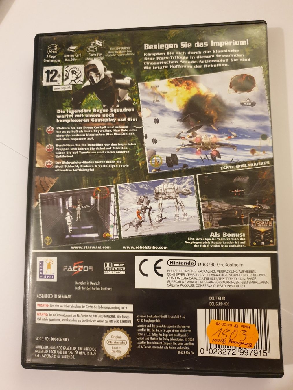 Giochi: Star Wars Rebel Strike / Nintendo Gamecube – Usato da Rain venduto da Rou_z26r 2