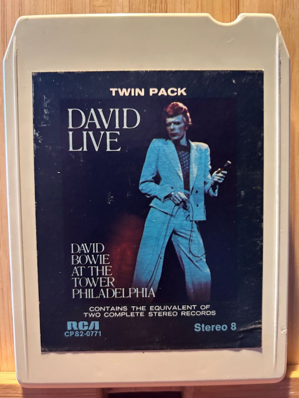 Kompaktkassetten: DAVID BOWIE "LIVE" 1974 8 TRACK TAPE – Gebraucht aus Lugaggia von Matt1964
