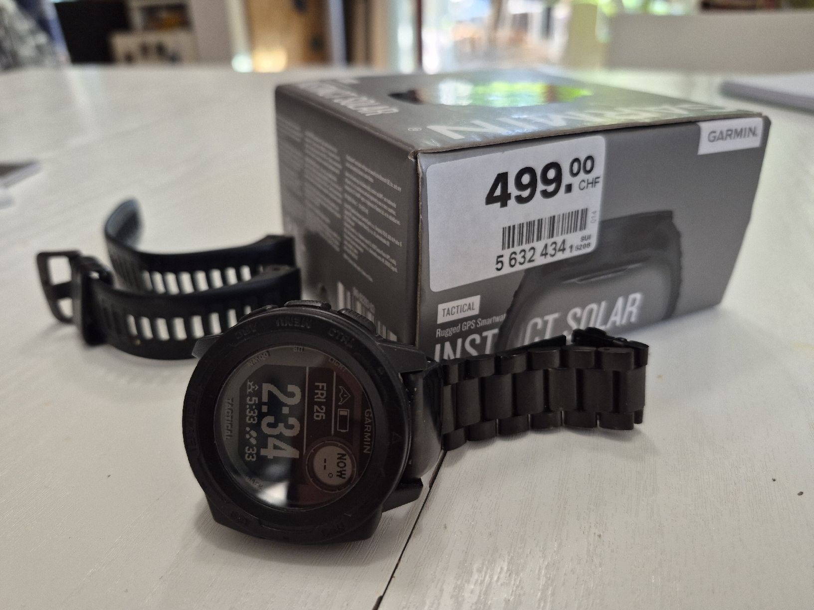 Garmin Smartwatch: Garmin Instinct Solar Tactical Smartwatch Black – D'occasion à Basel par Jaby999 5