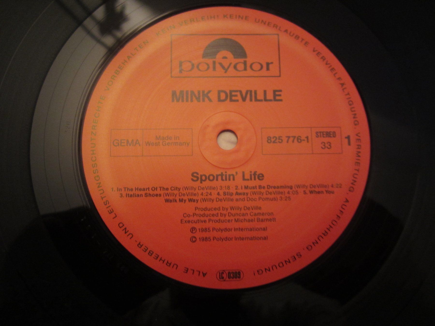 Schallplatten: Mink Deville LP Save The Last Dance (MADE IN GERMANY 1985) – Gebraucht aus Volketswil von nemo2000 5