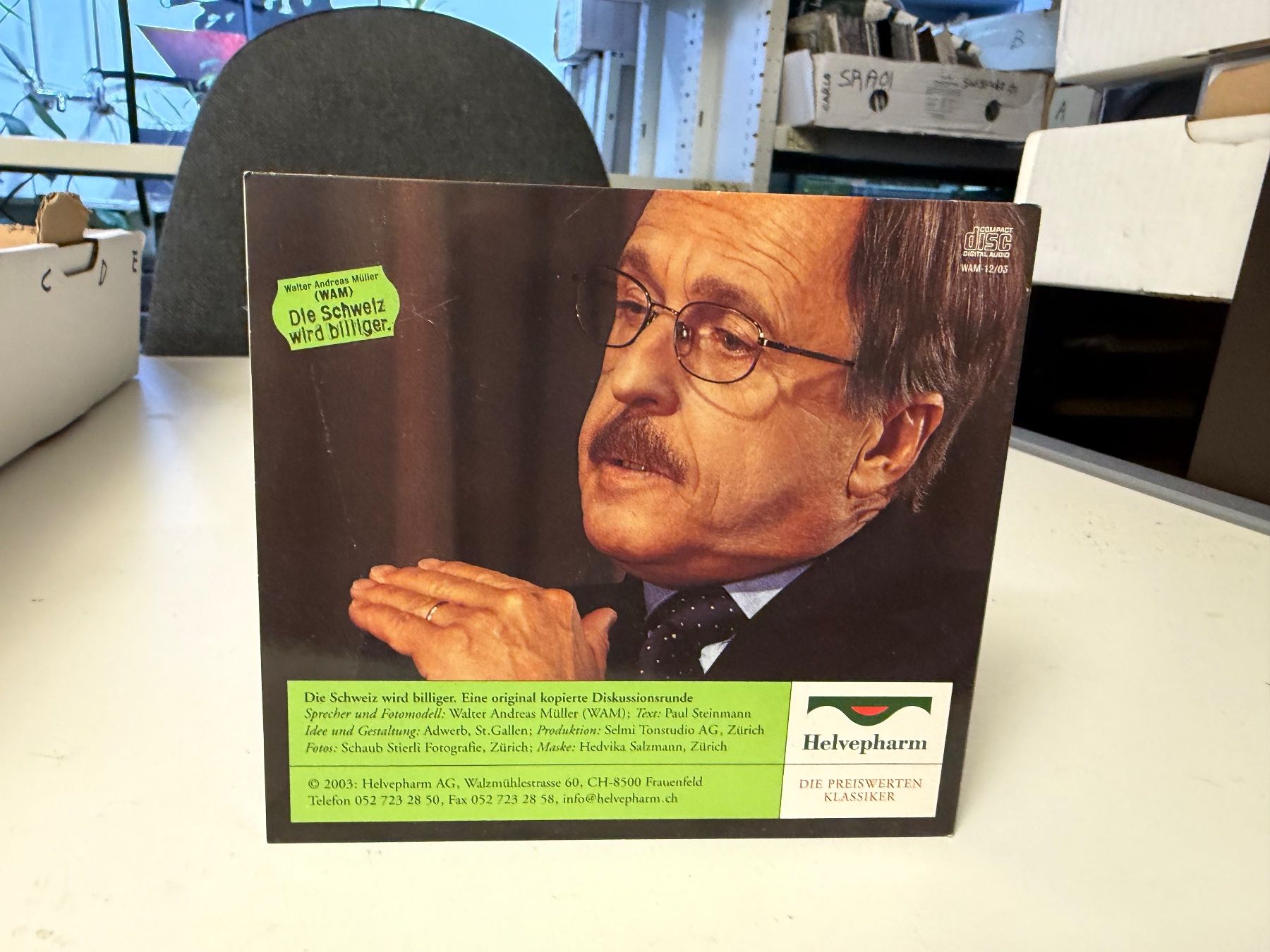 CD: Walter Andreas Müller - Die Schweiz wird billiger - HB21B – Usato da Küsnacht ZH venduto da Jazztilldawn 1