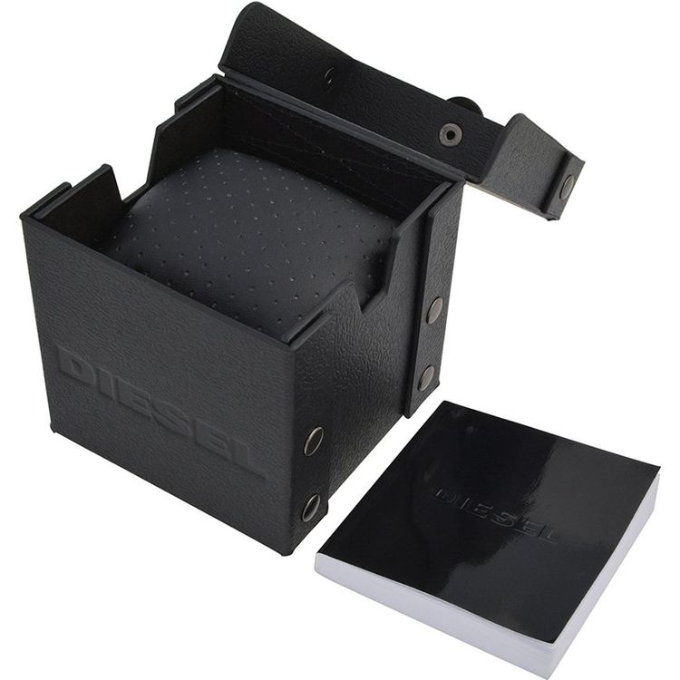 Diesel Orologi: Diesel Leder-Armbanduhr Timeframe "Schwarz" (FABRIKNEU) – Nuovo e nell'imballaggio originale da Aeschi SO venduto da Bluemail 7