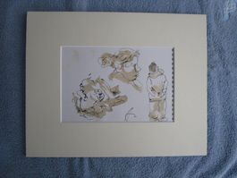 "Schizzi di Caffé" - Verkauf Sammlung Jürg Stamm - Zeichnung