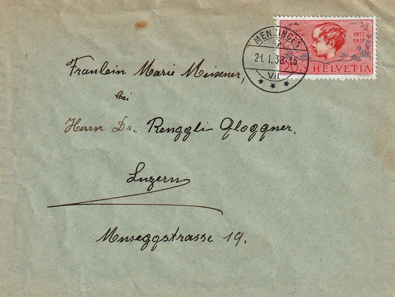 Tutti i francobolli: 1937 Pro Juventute J83 auf Brief – Usato da Arlesheim venduto da gaugi43