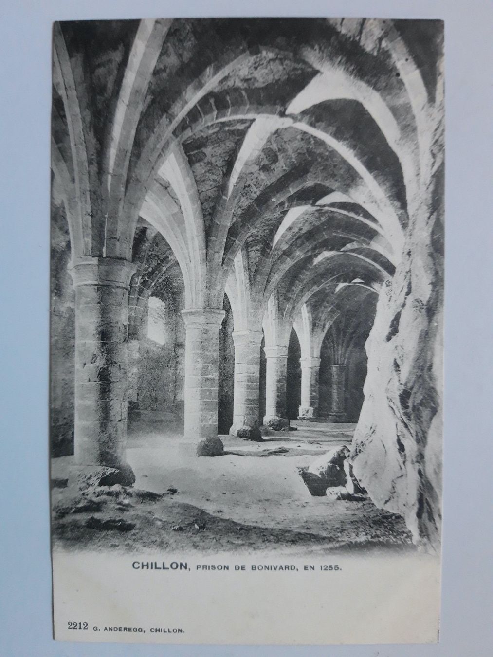 Ansichtskarten: Chillon Prison de Bonivard – Gebraucht aus Sargans von nicsam1815