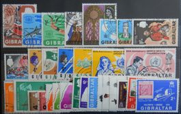 Gibraltar British Lot mit alten Werten III
