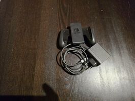 Nintendo Switch 1 Controller Halter und Netzteil