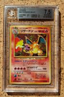 Charizard Base Set 1996 JP Beckett 7.5 (Glurak)