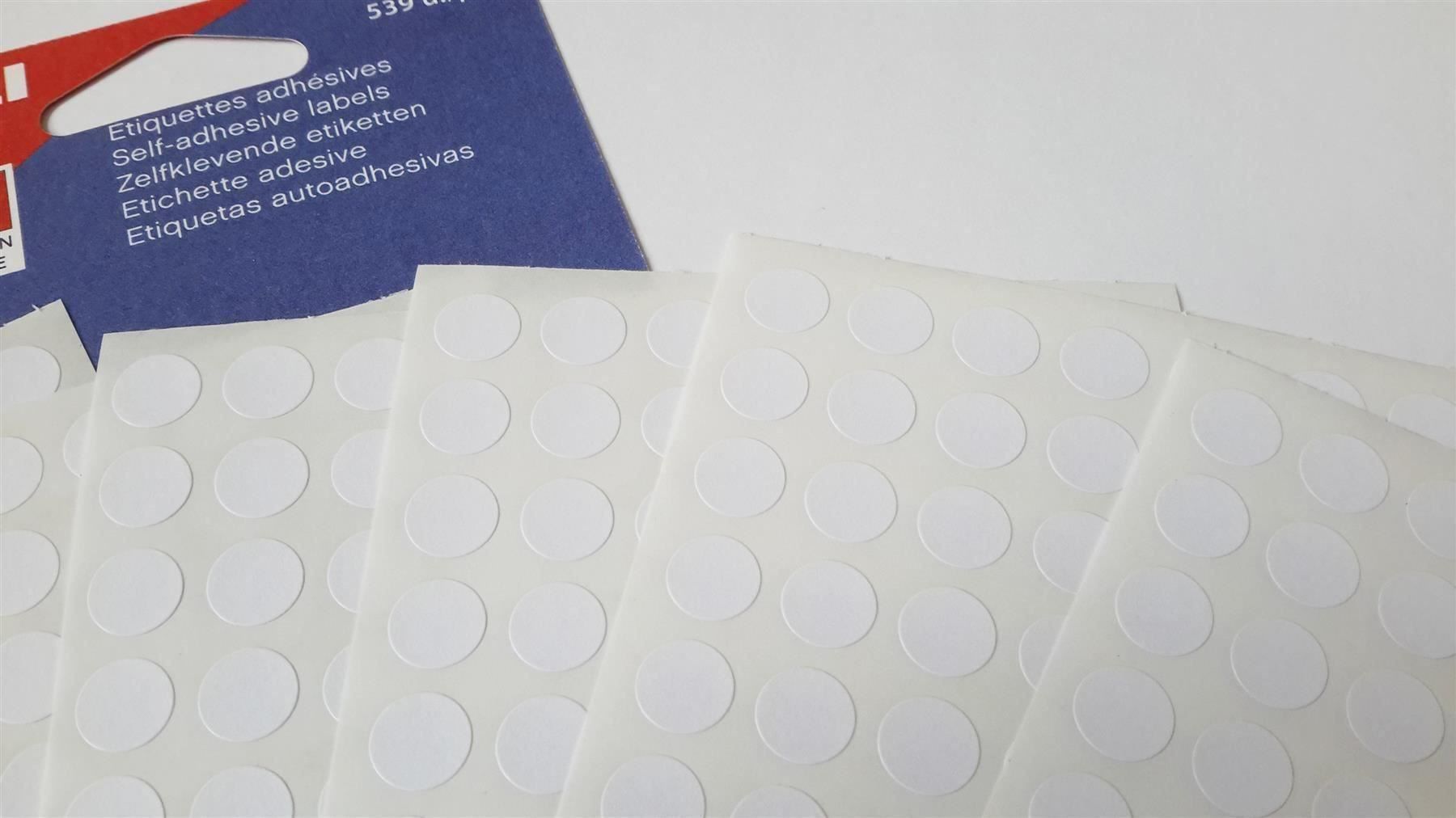 Sticker: Markierungspunkte, weiss, 8mm, 539 Stück – Nuovo e nell'imballaggio originale da St. Gallen venduto da cointec 7