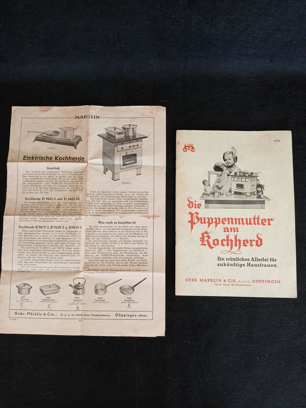 Giocattoli: Märklin Kinderkochherd EL 9629/2 – Usato da Reinach BL venduto da oriak1987 8