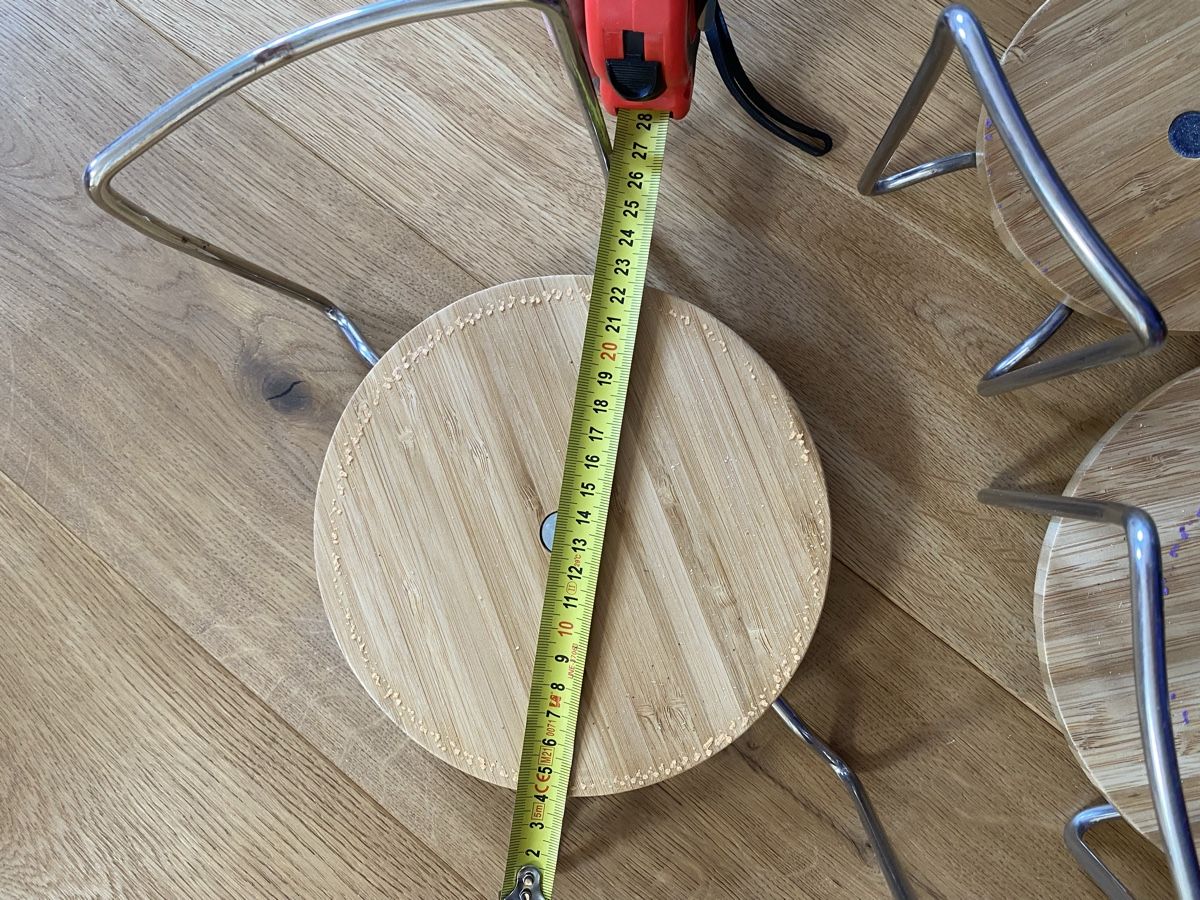 Ikea Wandhalterungen: 3er Set Tellerhalter aus Bambus und Metall – Gebraucht aus Wetzikon ZH von purple_44 3