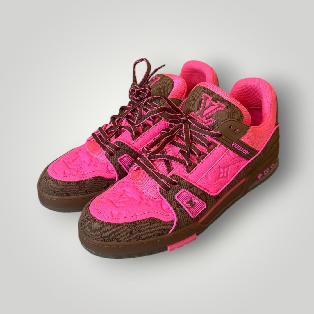 Louis Vuitton Herrenschuhe: Louis Vuitton Sneaker – Rosa / Braun – Neu und originalverpackt aus Lachen SZ von HelvetiaLuxury 4