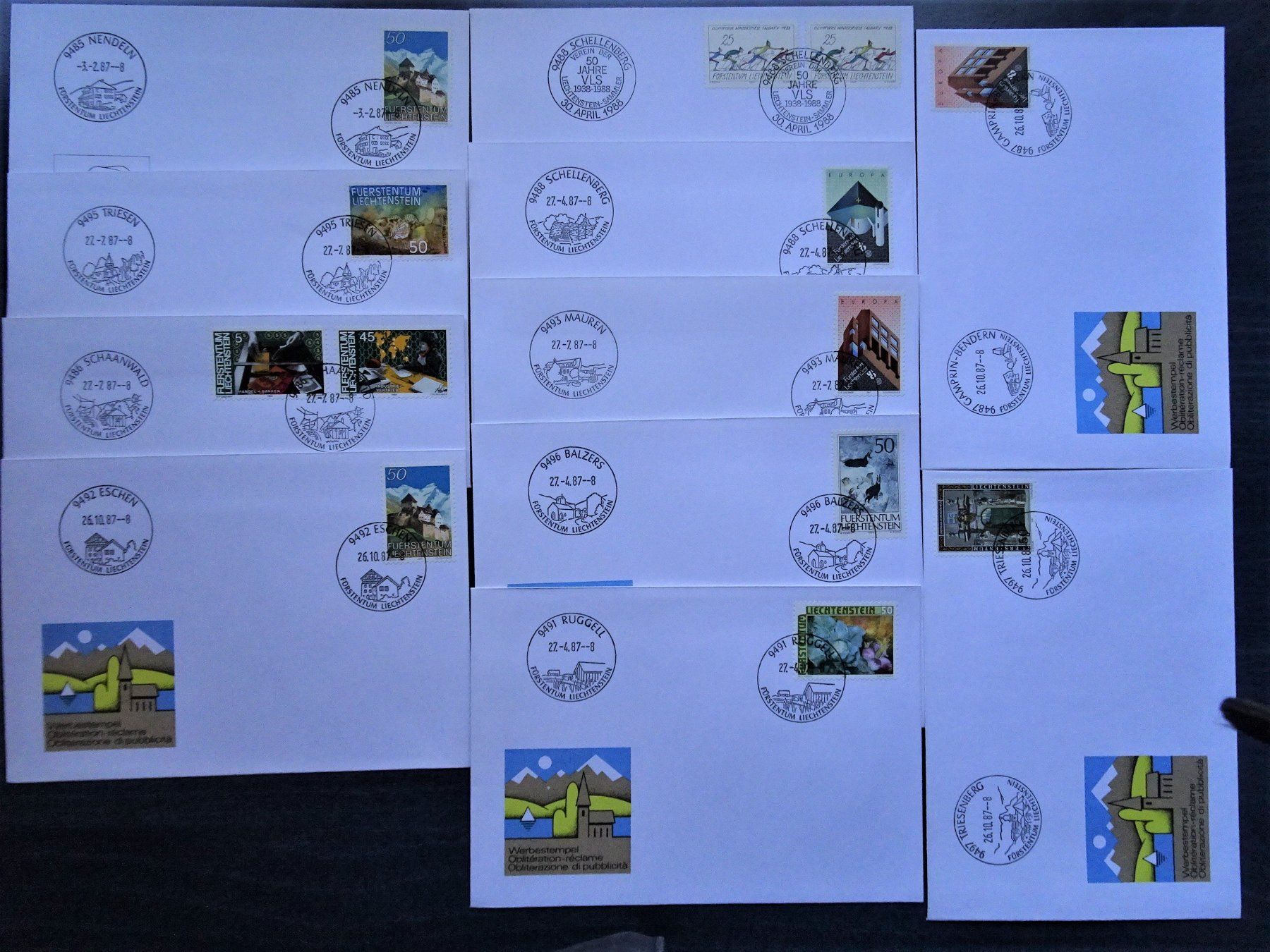 Alle Briefmarken: FDC 1987 – Neu (gemäss Beschreibung) aus Aadorf von Chnorli-Furz