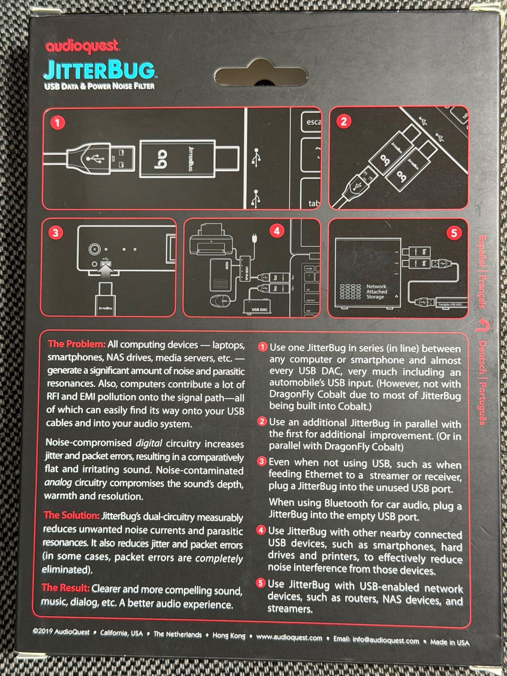 AudioQuest Kabel: Audioquest JitterBug - neuwertig – Gebraucht aus Riehen von Nyenhuis 6