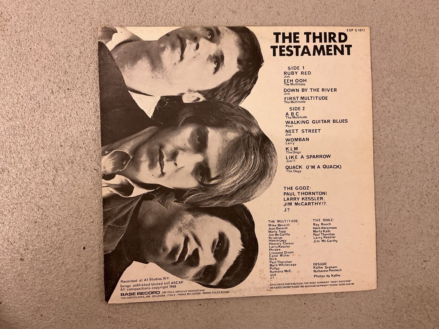 Dischi in vinile: The Godz LP - The Third Testament – Usato da Winterthur venduto da Tumko-Vinyl 1